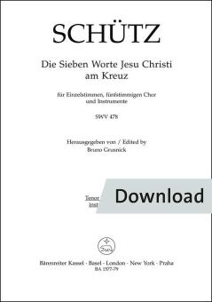 Las siete palabras de Jesucristo en la cruz SWV 478 Download