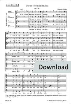 Warum toben die Heiden SWV 23 Download