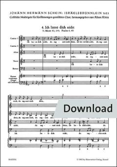 Ich lasse dich nicht, du segnest mich denn Nr. 4 Download