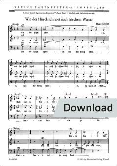 Wie der Hirsch schreiet nach frischem Wasser op.5/39 Download