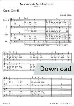 Nun lob, mein Seel, den Herren SWV 41 Download