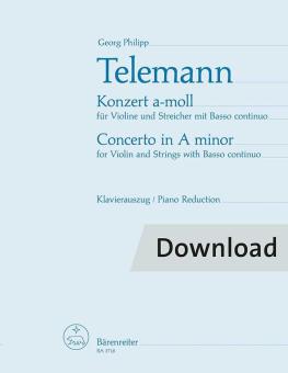 Concierto en la menor para violín, cuerdas y bajo continuo Download