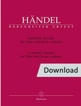 Sonatas completas para oboe y bajo continuo Download