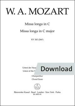 Missa longa en do mayor KV 262 (246a) Download