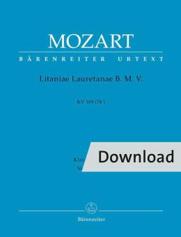 Litaniae Lauretanae en si bemol mayor KV 109 (74e) Download
