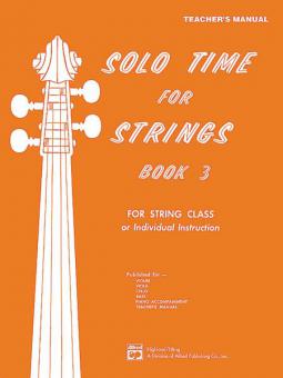 Solo Time for Strings Book 3 