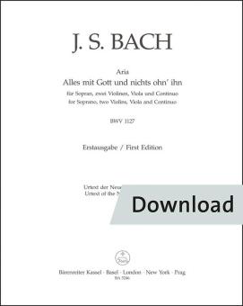 Todo con Dios y nada sin él BWV 1127 Download