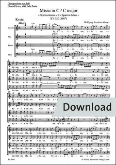 Missa en do mayor KV 220 (196b) Download