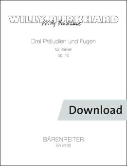 3 Preludios y Fugas op. 16 