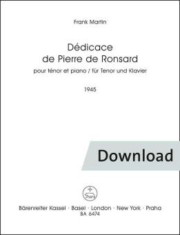 Dedicatace de Pierre de Ronsard Download