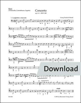 Concierto en sol menor op. 4/1 HWV 289 Download
