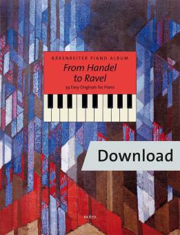 Álbum de piano de Bärenreiter: de Handel a Ravel Download