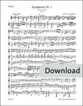 Sinfonía nº 1 en do mayor op. 21 Download