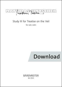 Estudio III Para Tratado sobre el Velo Para violín solista Download