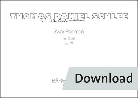 Dos Salmos para órgano op. 74 Download