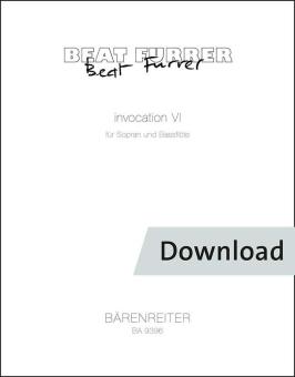 invocación VI para soprano y flauta baja Download