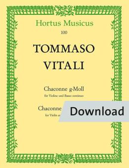 Chacona para violín y bajo continuo Download