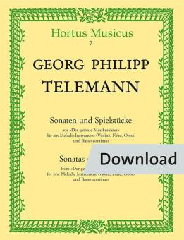 Sonatas y piezas de Der getreue Musikmeister Download