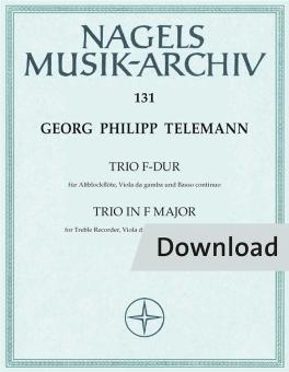 Trío de los 'Essercizii Musici' TWV 43:F 3 Download