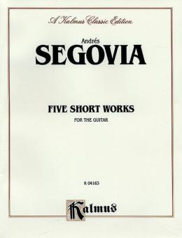 5 Short Works For The Guitar Standard