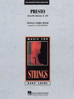 Presto from Divertimento KV 113 Standard