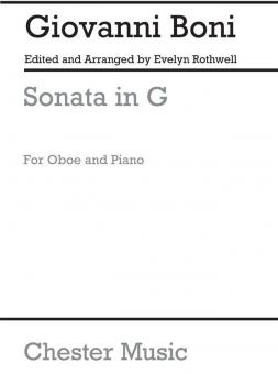 Sonata In G Major for Oboe and Piano 