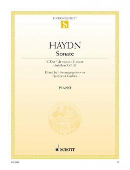Sonata C major Hob. XVI:35 Standard
