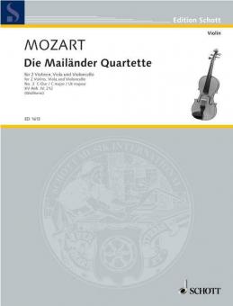 Die Mailänder Quartette Nr. 3 C-Dur Standard