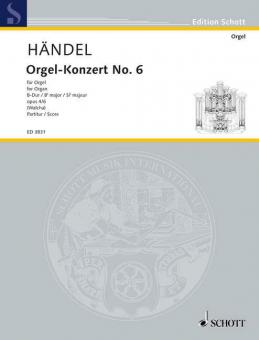 Organ Concerto No. 6 B Major Op. 4/6 HWV 294 Standard