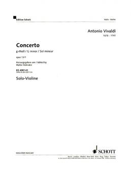 Concerto G Minor Op. 12/1 RV 317 / PV 343 Standard