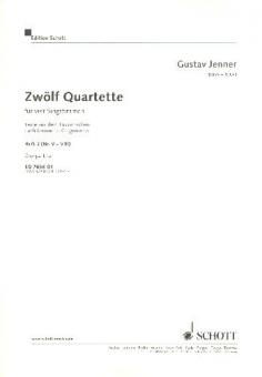 12 Quartette aus dem Toskanischen Heft 2 Standard