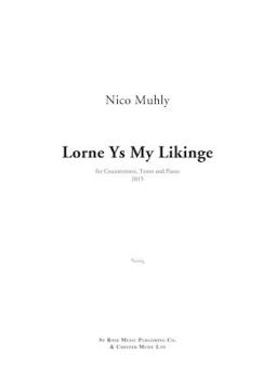 Lorne Ys My Likinge 