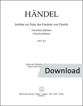 Jubilate de Utrecht HWV 279 Download