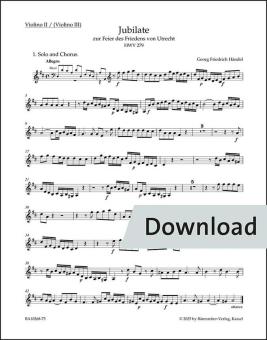 Utrecht Jubilate HWV 279 Download