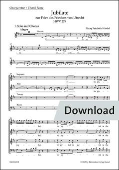 Jubilate de Utrecht HWV 279 Download