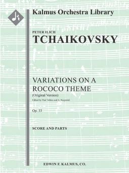 Variations on a Rococo Theme op. 33 