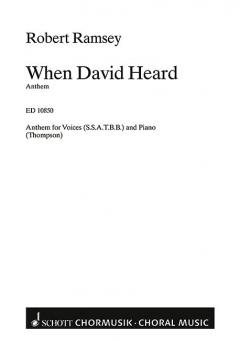 When David Heard That Absolon Was Slain Standard