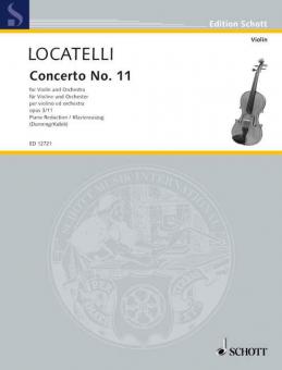 Concerto Op. 3 No. 11 A Major 