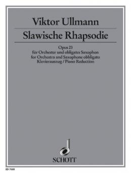 Slavonic Rhapsody Op. 23 