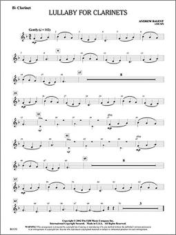 Lullaby for Clarinets Download