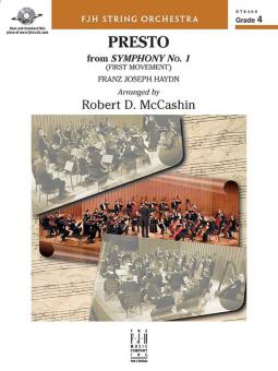 Presto from Symphony No. 1 