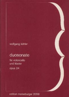 Duosonate für Violoncello und Klavier, op. 24 