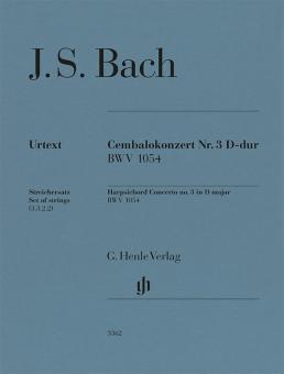Concierto para clave núm. 3 en re mayor BWV 1054 