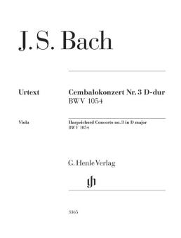 Concierto para clave núm. 3 en re mayor BWV 1054 