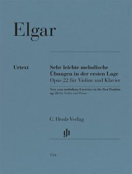 Ejercicios melodiosos muy fáciles en primera Posición op. 22 