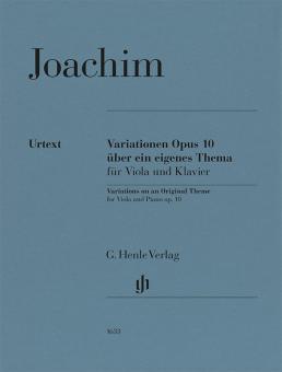 Variaciones sobre un tema original op. 10 