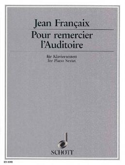 Pour remercier L'Auditoire 
