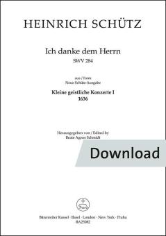Ich danke dem Herrn SWV 284 