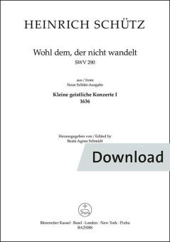 Wohl dem, der nicht wandelt SWV 290 
