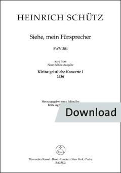 Siehe, mein Fürsprecher SWV 304 